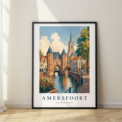 Amersfoort Vintage Travel Poster – Netherlands