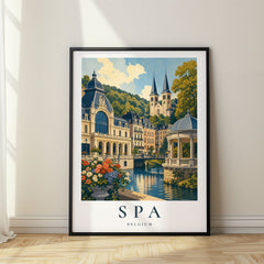 Spa Vintage Travel Poster – Belgium