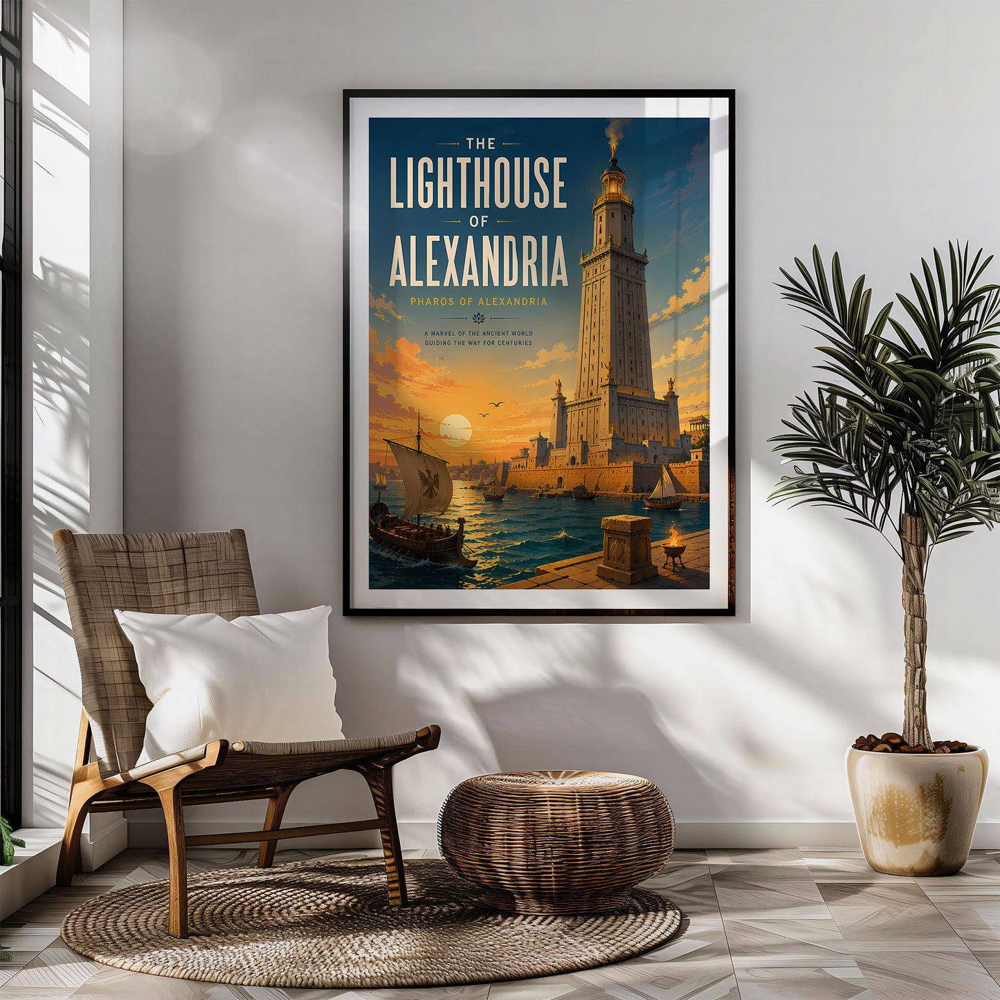 The Lighthouse of Alexandria, Egypt