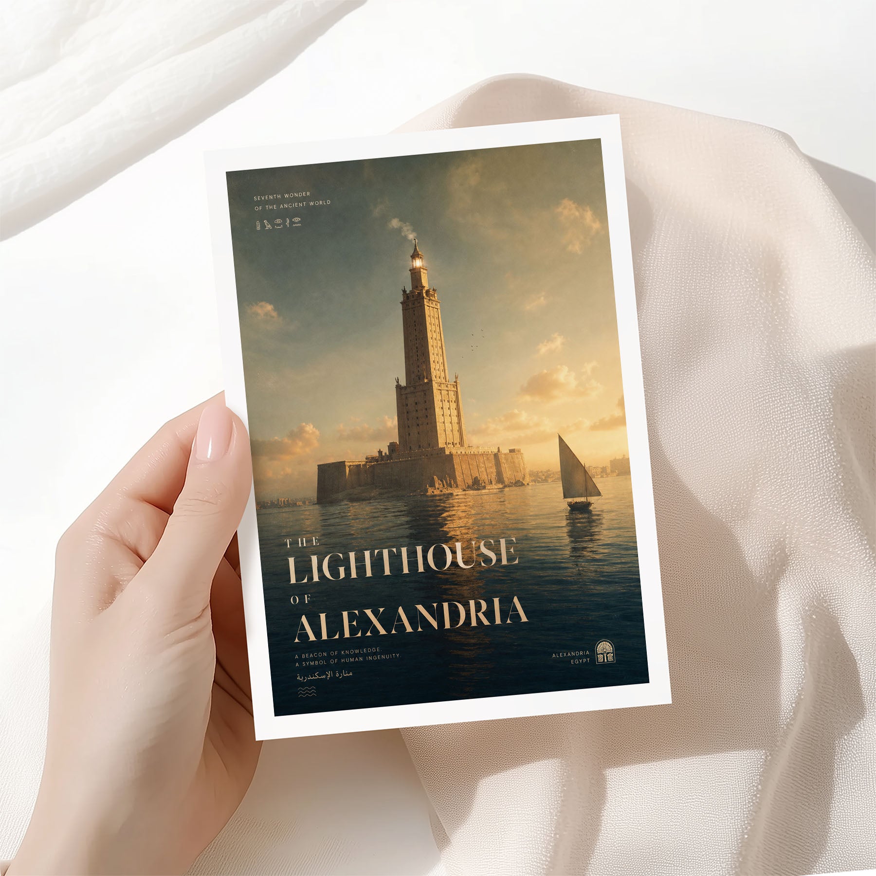 The Lighthouse of Alexandria, Egypt