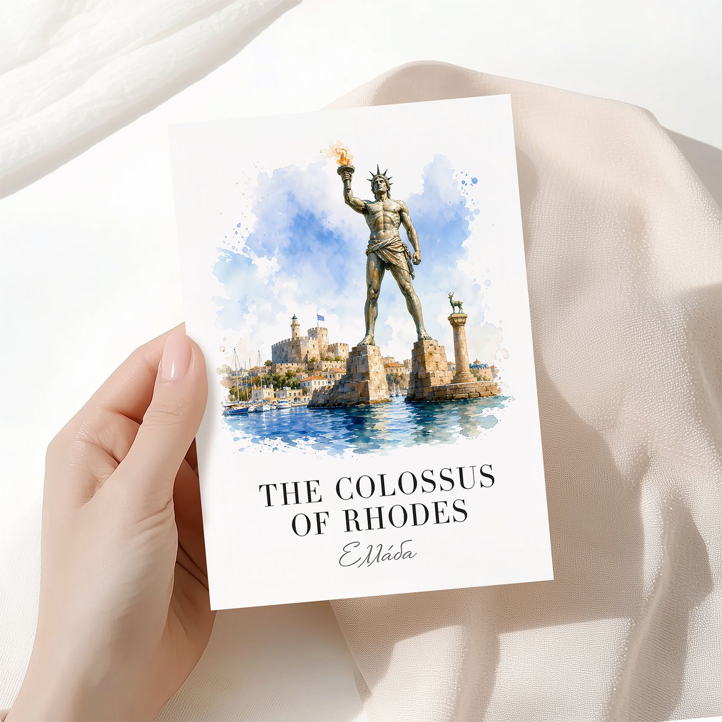 The Colossus of Rhodes, Greece