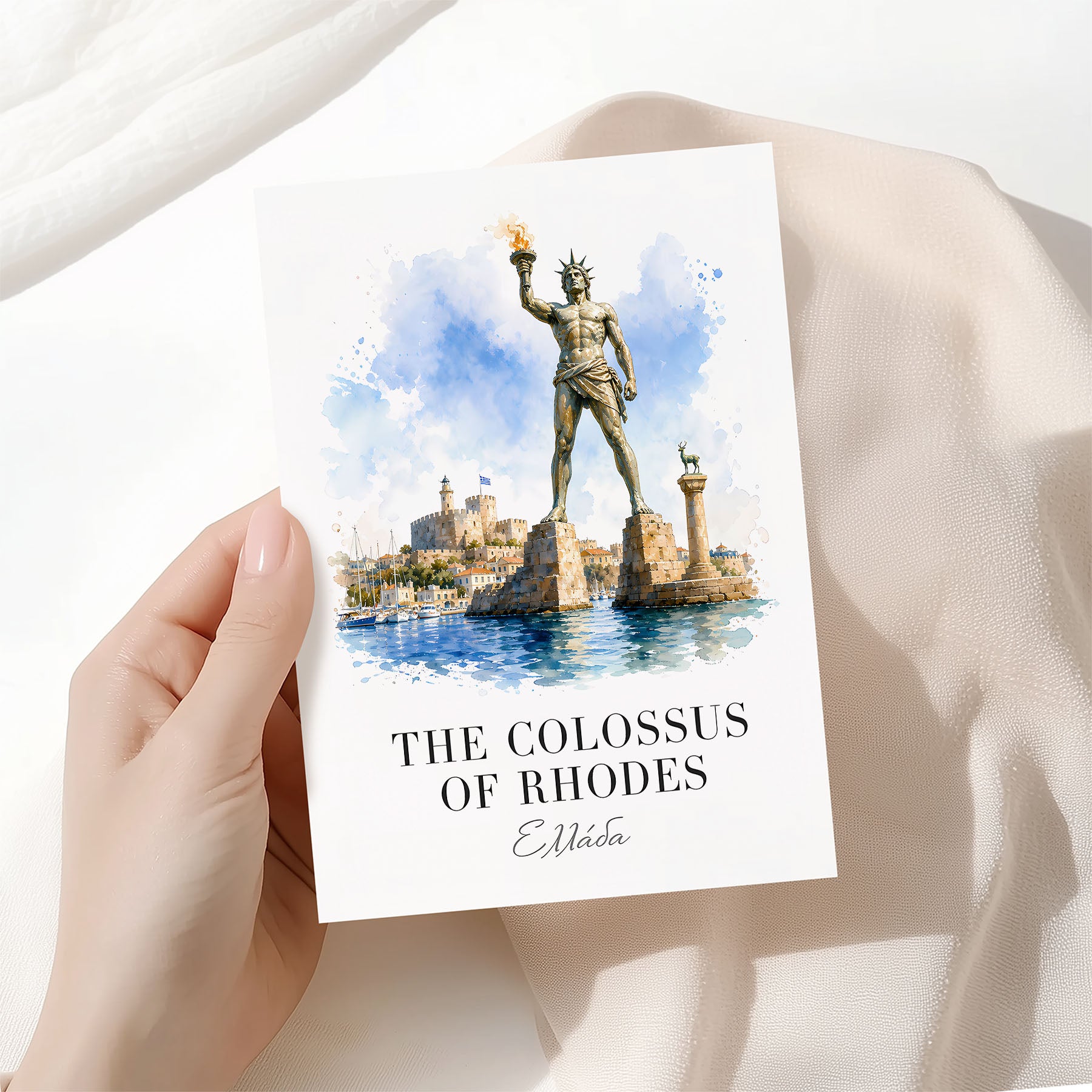 The Colossus of Rhodes, Greece