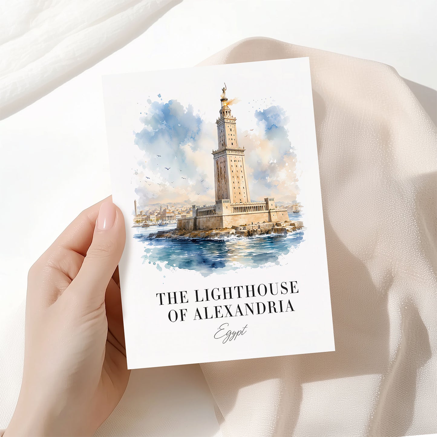 The Lighthouse of Alexandria, Egypt