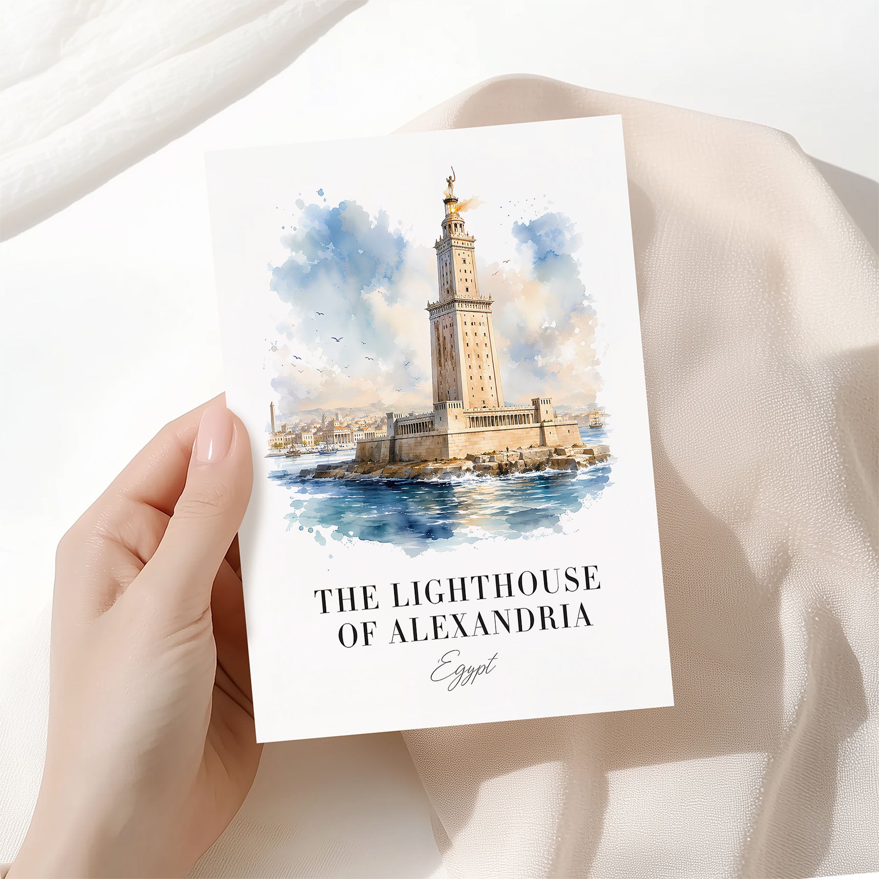 The Lighthouse of Alexandria, Egypt