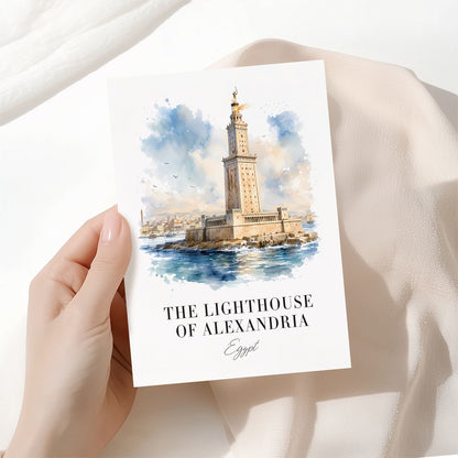 The Lighthouse of Alexandria, Egypt